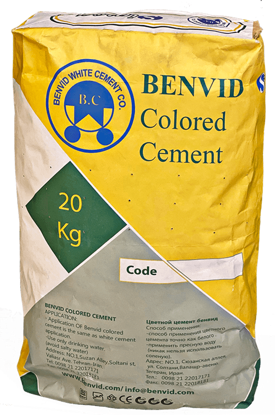 benvid colored cement